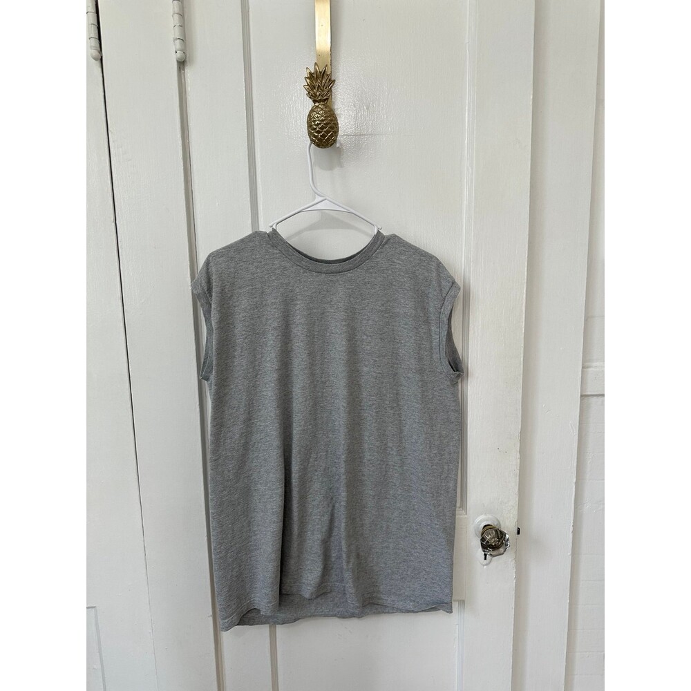 Jerzees men’s size large gray tank top shirt